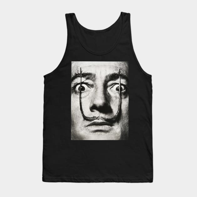 Dali Mustache Tank Top by Scar